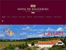 Tablet Screenshot of hoteldubollenberg.com